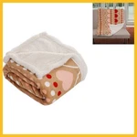 Home Bedford Throw Blanket - Fleece/sherpa 50 Hearts 1 Pack Multicolor. Fixed Price $38.39.