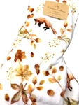 Berkshire Farmhouse Fall Leaves Fox Acorn Throw Blanket Cozy Microfleece 50X70. Fixed Price $44.99.