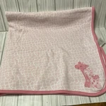 Carters Child Mine Pink Spots Giraffe Baby Receiving Blanket 26X28 A-11. Fixed Price $19.16.
