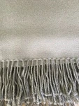 Restoration Hardware Italian Siena Lamb Wool,silk, & Cashmere Throw Fog. Fixed Price $835.00.