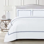 Dreamology White Duvet Cover Luxury Hotel Quality Bedding Full, Blue T-200. Fixed Price $62.90.