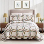 Modern Heirloom 3PC Full/queen Dahila Chain Quilt Bedding Set. Fixed Price $23.99.