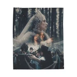 Enchanted Snow Queen Velveteen Blanket Fantasy Forest Collage, Dracula 2026. Fixed Price $41.99.