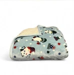 Members Mark Oversized Plush Sherpa Holiday Throw Featuring Gnome Design 60X70". Fixed Price $10.00.