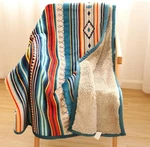 Sherpa Throw Blanket, Super Soft And Cozy Aztec M(50 X 60 In) Boho. Fixed Price $48.95.