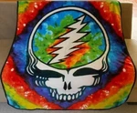 New Steal Your Face Tie Dye Skull Plush Throw Gift Blanket Grateful Dead Syf Nip. Fixed Price $26.62.