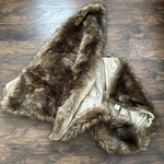 Horimote Home Faux Fur Throw Blanket Brown 50X60 Luxury Soft Fuzzy New Nwot. Fixed Price $35.00.