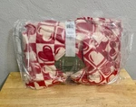 Vera Bradley Plush Throw In Graphic Heart Nwt 50" X 80". Fixed Price $45.00.