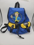 2016 Bethesda Softworks Fallout 4 Backpack Vault Boy Thumbs Up Knapsack. Fixed Price $80.00.