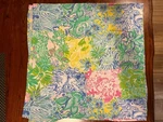 Lilly Pulitzer Pottery Barn Kids Organic Cotton Swaddle Blanket Floral 47" X. Fixed Price $18.79.