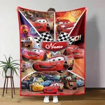 Personalized Racing Car Flannel Blanket Custom Name Kids Gift. Fixed Price $22.20.