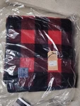 Faribault Woolens Mill Co. Cabin Sherpa Throw Blanket Buffalo Plaid. Fixed Price $99.99.