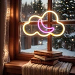 Led Neon Light Usb Battery Wall Lamp Bedroom Party Decoration. Fixed Price $22.00.