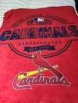Louis Cardinals Red Fleece Throw Blanket 50X60 Mlb Northwest. Fixed Price $14.95.