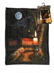 New Lisa Parker The Witching Hour Plush Fleece Throw Gift Blanket Black Cat Art. Fixed Price $20.41.