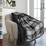 Plush Plaid Blanket Sherpa Throw For Bed Sofa Couch Chair Decorative Reversible. Fixed Price $32.66.