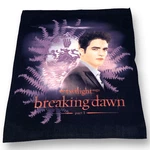 Vintage Twilight Breaking Dawn Part 1 Edward Cullen Fleece Throw Blanket Black. Fixed Price $25.99.