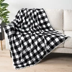 Pompom Blanket With Fringe Soft Cozy Lightweight Plush Throw Sofa Cute Decor. Fixed Price $22.99.