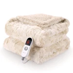 Electric Throw Blanket 50" 60", Soft Faux Fur Heated With Large. Fixed Price $55.04.