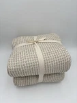 Pottery Barn Waffle Weave Blanket King/cal. Neutral. Fixed Price $84.55.