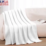 Cotton Waffle Weave Blanket Lightweight Summer Soft Cozy Bedding Essential New. Fixed Price $22.32.
