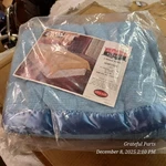 Nos Canon Hempsted Galaxy Satin Edge Blanket Twin Double 72X90 Made Usa. Fixed Price $39.00.