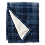 L.l.bean Inc. 50771733018 Wicked Plush Sherpa Throw, X 60, Nautical Navy. Fixed Price $56.61.