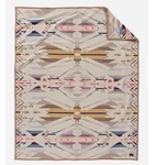 Pendleton Blanket White Sands Tan Beaver State Wool 64 X 80 Made In Usa. Fixed Price $239.97.