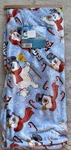 Christmas Frosty The Snowman Jolly Fun Cloud Throw Blanket 60 X 70 Candy Cane. Fixed Price $40.00.
