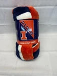 Northwest Illinois Fighting Illini Halftone Micro Throw Blanket 46" X 60". Fixed Price $34.99.