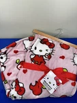 Hello Kitty Pink Hearts & Apples Throw Blanket - 60X70IN Sanrio. Fixed Price $39.59.