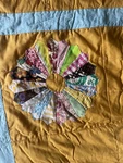 Vintage Home Cotton Blend Patchwork Quilt, Star Pinwheel Design 74 X 86. Fixed Price $72.00.