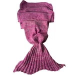 Fyhap Mermaid Tail Blanket Pink Knit Cozy Soft 44" Long Inside. Fixed Price $15.12.