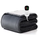 Homemate Heated Blanket Electric Throw - 50"X60" Heating 1/2/4/.... Fixed Price $36.37.