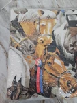 Vintage Owen Blanket Horse Print Fits Full And Twin Size New Old Stock. Fixed Price $13.48.