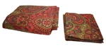 Eikei Boho Paisley Print Luxury Duvet Quilt Cover Bedding Set Spanish Red King. Fixed Price $75.99.
