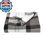 Lavish Home Faux Cashmere Throw Blanket - Oversized, Vintage Look, Soft Acrylic. Fixed Price $41.25.