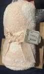 Barefoot Dreams Cozy Chic Baby Receiving Blanket 30X30 Pink & White New. Fixed Price $35.00.