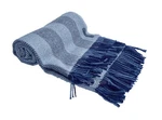 Blue 100% Real Herringbone Woven Baby Alpaca Throw - Mix Blankets. Fixed Price $179.90.