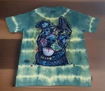 The Mountain Pit Bull Dean Russo Graphic Print Abstract Medium T-shirt Green. Fixed Price $20.00.