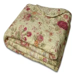 Greenland Home Fashions Antique Rose - Classic Traditional Floral 100% Cott.... Fixed Price $41.83.