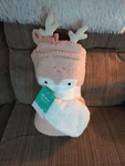 Pillowfort Pink Deer Stocking And Throw Blanket Set Plush Christmas Nwt. Fixed Price $17.99.