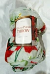 Morgan Home Christmas Velvet Plush Throw Blanket Poinsettia 50X60. Fixed Price $28.99.