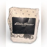 Eddie Bauer Fair Isle Peak Ultra Sp/sherpa Throw Cream And Gray Soft New. Fixed Price $34.00.