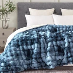 Serenhom 60X80 Inches Ultra-soft Fuzzy Faux Fur Plush Twin Size Blanket Thi.... Fixed Price $70.65.