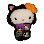 Rare New Hello Kitty Halloween Hooded Blanket Hoodie 30" X 50" Super Soft Sanrio. Fixed Price $39.99.