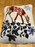 Nwt Vera Bradley Merry Mischief Snow Day Fleece Travel Blanket Deer 60 X 45. Fixed Price $25.00.