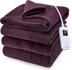 Royal Ultra Fleece Heated Electric Blanket Twin Size 12 Settings 84" X 62". Fixed Price $59.40.