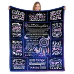 Sulpoie Granddaughter Gifts Blanket From Grandma Granddau.... Fixed Price $26.61.