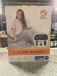 Mia&coco Twin Heated Blanket 62X84 Flannel Grey Dual Control Timer. Fixed Price $39.99.